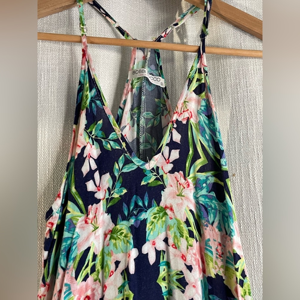 Bobbi Rocco Los Angeles Floral Maxi Dress - Size Small - Picture 5 of 7